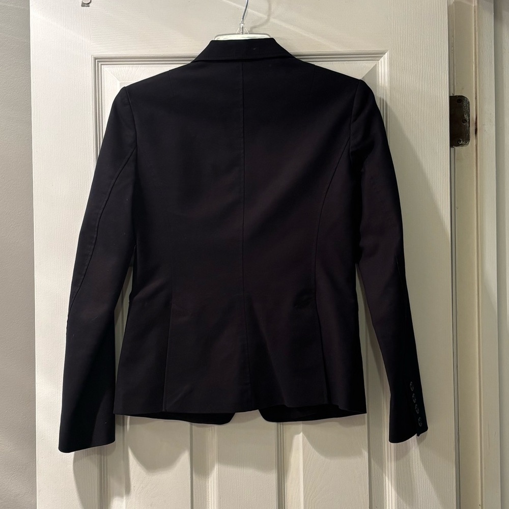 Black Cotton Banana Republic Pantsuit Suit with Blazer 2 - Picture 3 of 9